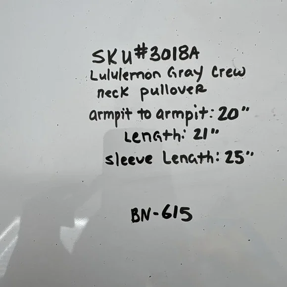 Lululemon Crewneck Pullover Sweater Womens Size 4 Heather Gray Gym Workout - Picture 9 of 9